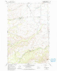 Fort Simcoe Washington Historical topographic map, 1:24000 scale, 7.5 X 7.5 Minute, Year 1958