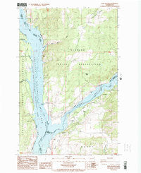 Fort Spokane Washington Historical topographic map, 1:24000 scale, 7.5 X 7.5 Minute, Year 1985