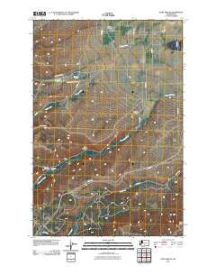 Fort Simcoe Washington Historical topographic map, 1:24000 scale, 7.5 X 7.5 Minute, Year 2011