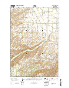 Fort Simcoe Washington Current topographic map, 1:24000 scale, 7.5 X 7.5 Minute, Year 2013
