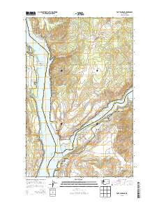 Fort Spokane Washington Current topographic map, 1:24000 scale, 7.5 X 7.5 Minute, Year 2013