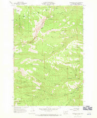 Foundation Ridge Washington Historical topographic map, 1:24000 scale, 7.5 X 7.5 Minute, Year 1967