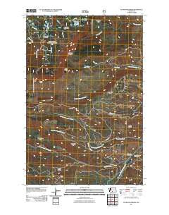 Foundation Ridge Washington Historical topographic map, 1:24000 scale, 7.5 X 7.5 Minute, Year 2011