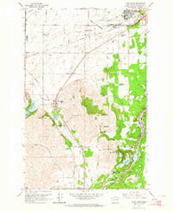 Four Lakes Washington Historical topographic map, 1:24000 scale, 7.5 X 7.5 Minute, Year 1963