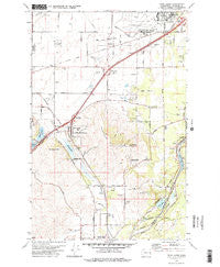 Four Lakes Washington Historical topographic map, 1:24000 scale, 7.5 X 7.5 Minute, Year 1973