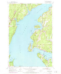 Fox Island Washington Historical topographic map, 1:24000 scale, 7.5 X 7.5 Minute, Year 1953