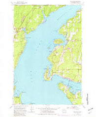 Fox Island Washington Historical topographic map, 1:24000 scale, 7.5 X 7.5 Minute, Year 1953