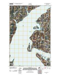 Fox Island Washington Historical topographic map, 1:24000 scale, 7.5 X 7.5 Minute, Year 2011