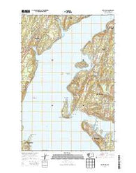 Fox Island Washington Current topographic map, 1:24000 scale, 7.5 X 7.5 Minute, Year 2014