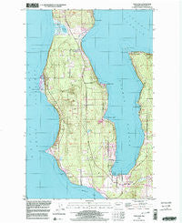 Freeland Washington Historical topographic map, 1:24000 scale, 7.5 X 7.5 Minute, Year 1998