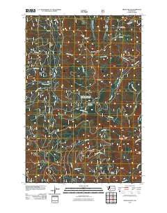 French Butte Washington Historical topographic map, 1:24000 scale, 7.5 X 7.5 Minute, Year 2011