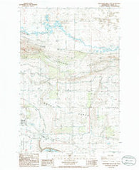 Frenchman Hills Lake Washington Historical topographic map, 1:24000 scale, 7.5 X 7.5 Minute, Year 1986