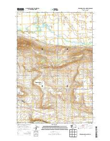 Frenchman Hills Lake Washington Current topographic map, 1:24000 scale, 7.5 X 7.5 Minute, Year 2014