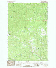 Frost Mtn Washington Historical topographic map, 1:24000 scale, 7.5 X 7.5 Minute, Year 1985
