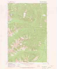 Frosty Creek Washington Historical topographic map, 1:24000 scale, 7.5 X 7.5 Minute, Year 1969