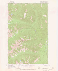 Frosty Creek Washington Historical topographic map, 1:24000 scale, 7.5 X 7.5 Minute, Year 1969