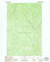 Frosty Meadow Washington Historical topographic map, 1:24000 scale, 7.5 X 7.5 Minute, Year 1989