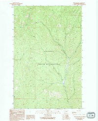 Frosty Meadow Washington Historical topographic map, 1:24000 scale, 7.5 X 7.5 Minute, Year 1989