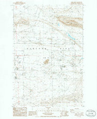 Gable Butte Washington Historical topographic map, 1:24000 scale, 7.5 X 7.5 Minute, Year 1986