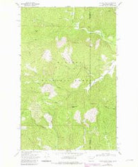 Galena Point Washington Historical topographic map, 1:24000 scale, 7.5 X 7.5 Minute, Year 1968