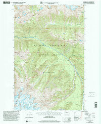 Gamma Peak Washington Historical topographic map, 1:24000 scale, 7.5 X 7.5 Minute, Year 1999