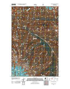 Gamma Peak Washington Historical topographic map, 1:24000 scale, 7.5 X 7.5 Minute, Year 2011