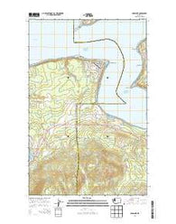 Gardiner Washington Current topographic map, 1:24000 scale, 7.5 X 7.5 Minute, Year 2014