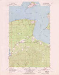 Gardiner Washington Historical topographic map, 1:24000 scale, 7.5 X 7.5 Minute, Year 1953