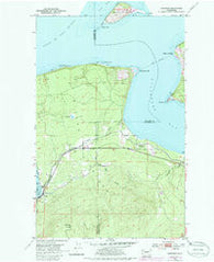 Gardiner Washington Historical topographic map, 1:24000 scale, 7.5 X 7.5 Minute, Year 1953