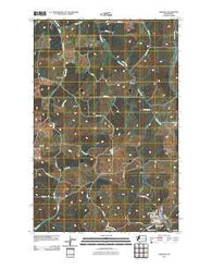 Garfield Washington Historical topographic map, 1:24000 scale, 7.5 X 7.5 Minute, Year 2011