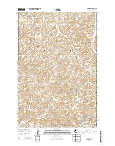 Garfield Washington Current topographic map, 1:24000 scale, 7.5 X 7.5 Minute, Year 2014