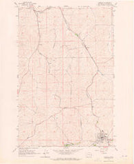 Garfield Washington Historical topographic map, 1:24000 scale, 7.5 X 7.5 Minute, Year 1964