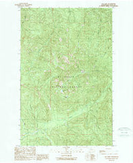 Gee Point Washington Historical topographic map, 1:24000 scale, 7.5 X 7.5 Minute, Year 1989