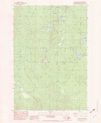 Gifford Peak Washington Historical topographic map, 1:24000 scale, 7.5 X 7.5 Minute, Year 1983