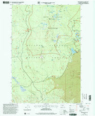 Gifford Peak Washington Historical topographic map, 1:24000 scale, 7.5 X 7.5 Minute, Year 1998