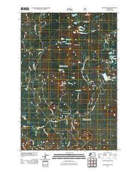 Gifford Peak Washington Historical topographic map, 1:24000 scale, 7.5 X 7.5 Minute, Year 2011