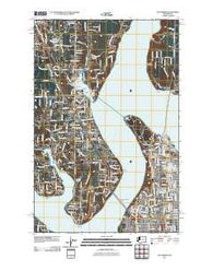 Gig Harbor Washington Historical topographic map, 1:24000 scale, 7.5 X 7.5 Minute, Year 2011
