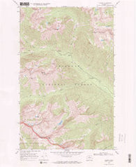 Gilbert Washington Historical topographic map, 1:24000 scale, 7.5 X 7.5 Minute, Year 1969