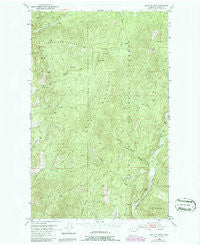 Gillette Mtn Washington Historical topographic map, 1:24000 scale, 7.5 X 7.5 Minute, Year 1952