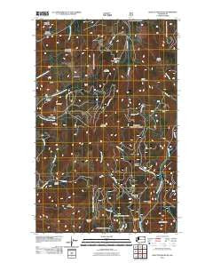 Gillette Mountain Washington Historical topographic map, 1:24000 scale, 7.5 X 7.5 Minute, Year 2011