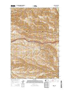 Ginkgo Washington Current topographic map, 1:24000 scale, 7.5 X 7.5 Minute, Year 2014
