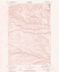 Ginkgo Washington Historical topographic map, 1:24000 scale, 7.5 X 7.5 Minute, Year 1953