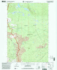 Glaciate Butte Washington Historical topographic map, 1:24000 scale, 7.5 X 7.5 Minute, Year 1998
