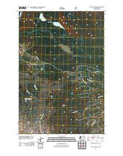 Glaciate Butte Washington Historical topographic map, 1:24000 scale, 7.5 X 7.5 Minute, Year 2011