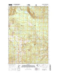 Glaciate Butte Washington Current topographic map, 1:24000 scale, 7.5 X 7.5 Minute, Year 2014