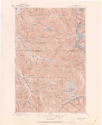 Glacier Peak Washington Historical topographic map, 1:125000 scale, 30 X 30 Minute, Year 1899