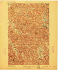 Glacier Peak Washington Historical topographic map, 1:125000 scale, 30 X 30 Minute, Year 1901