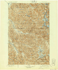 Glacier Peak Washington Historical topographic map, 1:125000 scale, 30 X 30 Minute, Year 1901