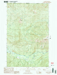 Glacier Washington Historical topographic map, 1:24000 scale, 7.5 X 7.5 Minute, Year 1989
