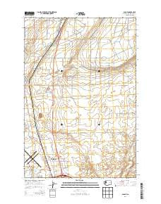 Glade Washington Current topographic map, 1:24000 scale, 7.5 X 7.5 Minute, Year 2014